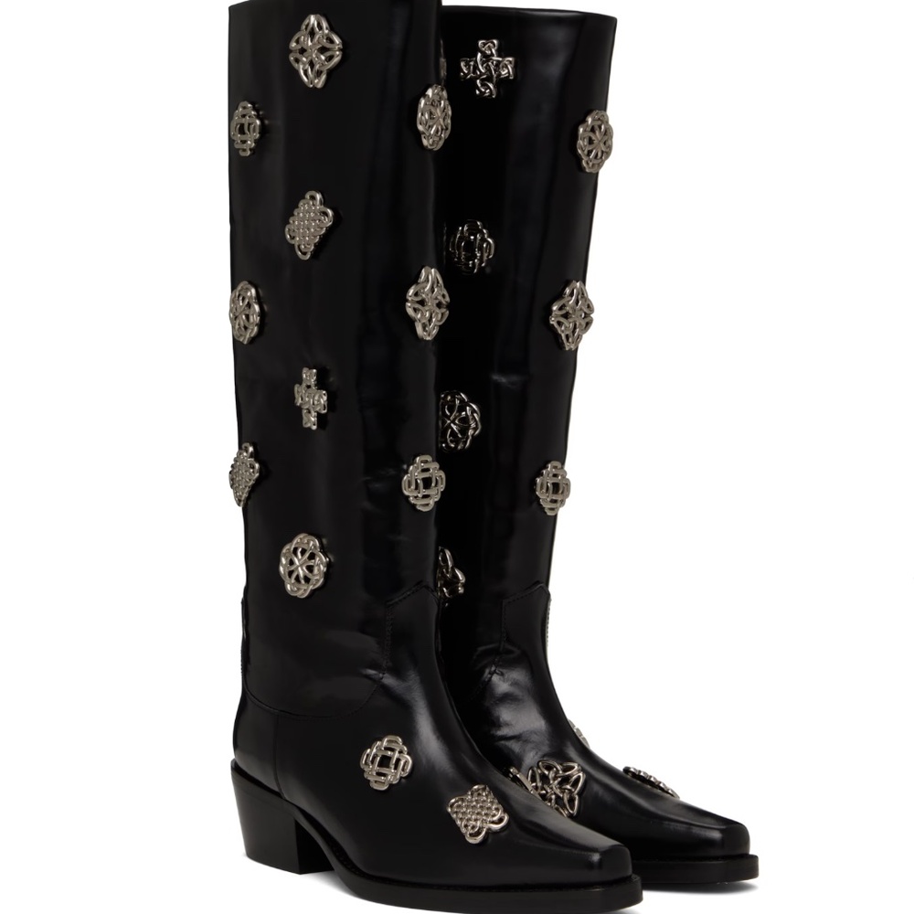 TOGA PULLA SSENSE Exclusive Black Tall Boots